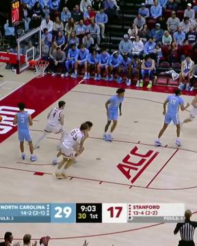 Ebuka Okorie is a problem 🔥 The @StanfordMBB freshman dropped 36 PTS to beat No. 14 UNC 🤯