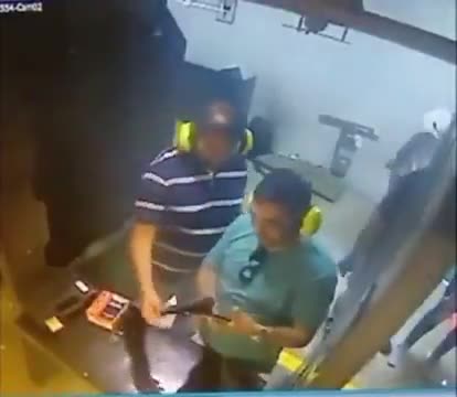 I hope this guy is banned from touching a gun for the rest of his life 😭