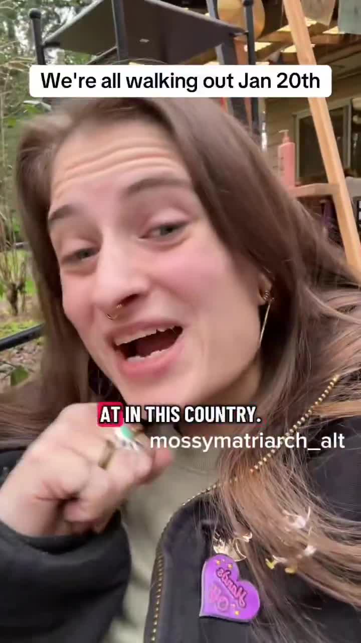 Liberal TikTok influencer (mossymatriarch_alt) with 128k followers calls on her followers to begin murdering ICE if protests aren’t working  “I'm sick and tired of propping up a fascist regime — The second amendment exists for this reason and if protests and boycotts aren't