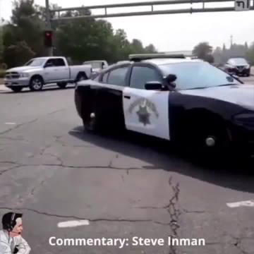 Classic reminder to stop blocking traffic.