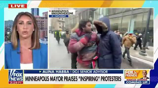 Trump attorney Alina Habba GOES-OFF on Minneapolis Mayor and beta male Jacob Frey...   "We have a mayor who is a Somali SYMPATHIZER who we have seen dancing around on stage with their flag instead of an American flag!"