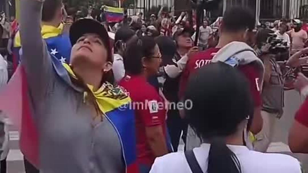 The people of Venezuela are celebrating all over the country.