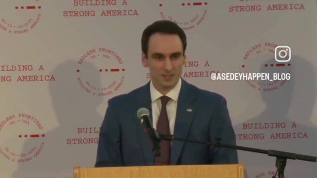 And who could forget this...  April 2025, during an "Endless Frontiers Retreat" scientific conference...  Michael Kratsios, the Director of the White House Office of Science and Technology Policy, made a statement in a speech that the Trump administration's technology agenda could "bend time and space".