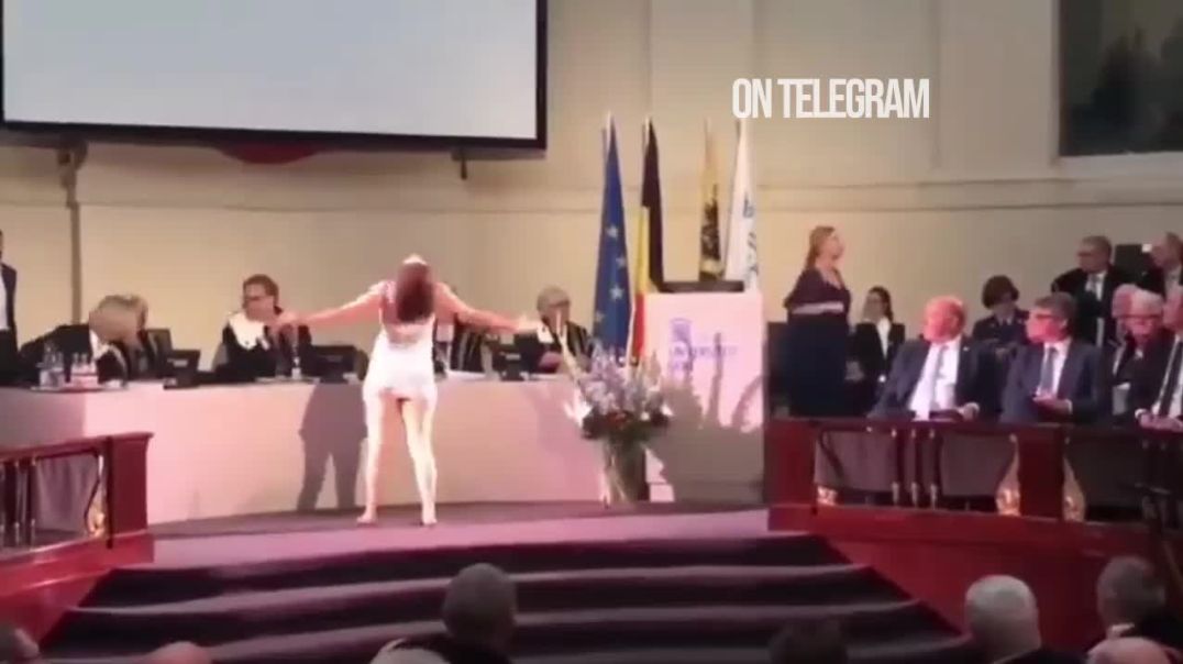 Meanwhile they're making some serious decisions in the European Union.  They call this "art", so in the name of "art" they can do anything they want to do, even rituals.