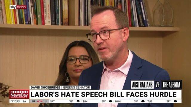 🚨David Shoebridge says the Greens can’t support amending the hate speech bill because of the ‘overreaching’ terms in the legislation, arguing it would require ‘surgical’ changes to become viable.