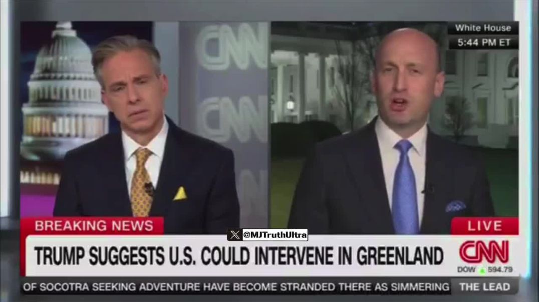 Absolutely savage…   CNN: Can you rule out the U.S. Military would ever take Greenland by force?