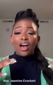 Rep. Jasmine Crockett says whites are now going around, randomly lynching blacks in Trump's US (𝗙𝗔𝗟𝗦𝗘)