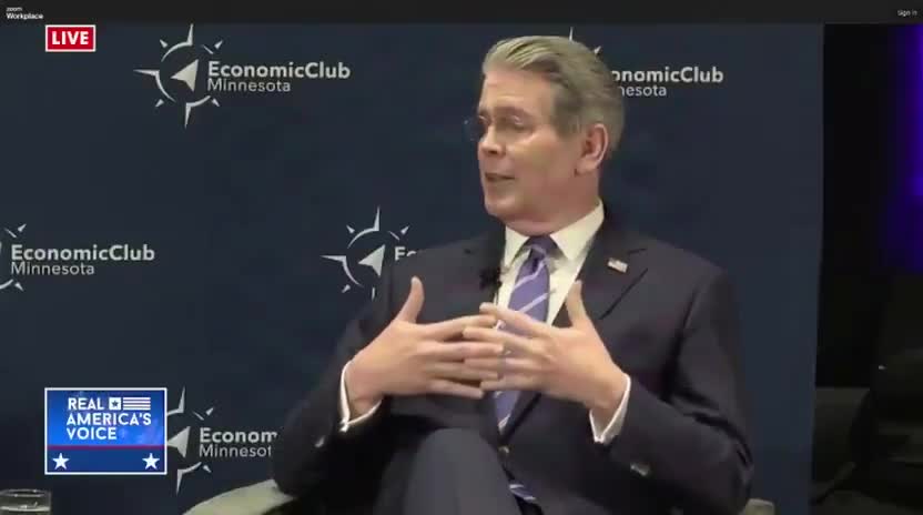 🇺🇸 ELON JUST STAMPED 'CORRECT' ON A $600B FRAUD EXPOSÉ Treasury Secretary Scott Bessent straight-up lit up the Economic Club of Minnesota today. He said the feds lose $300 billion to $600 billion every single year on fraud and improper payments. Improper payments happen when