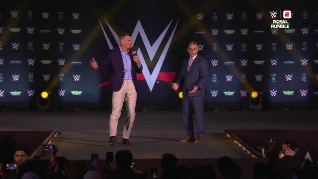 Gunther joined Michael Cole to speak about his only goal at Royal Rumble... Ending AJ Styles’ career 😳