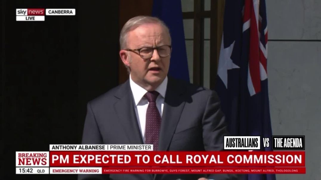 🚨BREAKING: Prime Minister Anthony Albanese has announced a federal Royal Commission into antisemitism and social cohesion, appointing High Court Justice Virginia Bell.