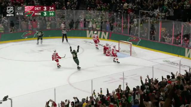 KIRILL THE THRILL 45 SECONDS INTO OVERTIME 🔥 MINNESOTA TAKES THE W‼️