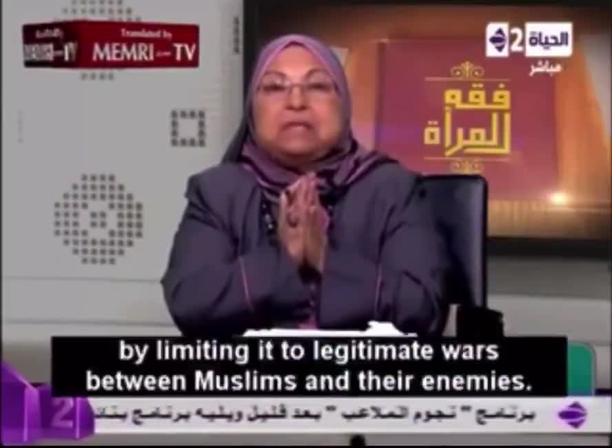 “Allah allows Muslim men to rape non-Muslim women to humiliate them.” Watch a Muslim Brotherhood news anchor tell viewers that the mass rape of infidel women is a good thing.