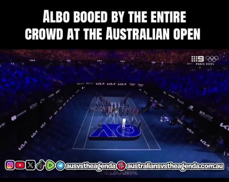 @AlboMP The Lyin’ King was back on the beers last night in the VIP box at  #AusOpen2026 He can’t resist a freebie. If he attends the final he’s hoping he won’t get booed like last time. He thinks voters have forgiven him for out of control Jew hate on his watch.