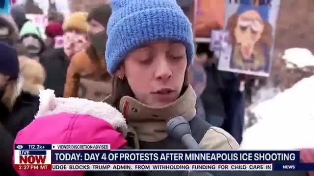 🚨🚨Video: crazed leftist are now showing up with their babies in Minneapolis, Minnesota in hopes that when agitators attack the police, their children will be hurt so they can play victim and trigger John Podesta’s long planed Civil War 2.0…🚨🚨