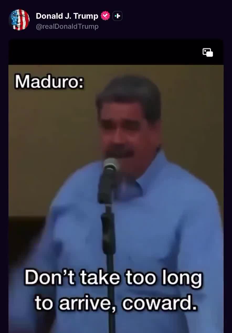 Trump would never let him down after a request like that 🇺🇸❤️🇻🇪
