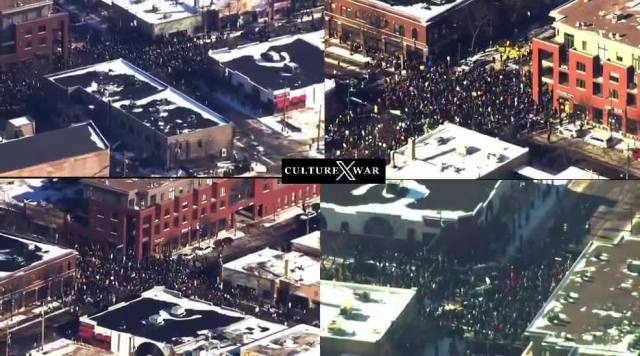 This is Minneapolis now Both sides need to calm down and take a deep breath before things cross the line