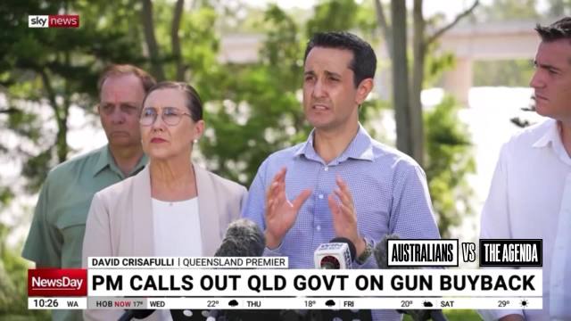 Queensland Premier David Crisafulli has refused to take part in the national gun buyback scheme, even after being publicly called out by Prime Minister Anthony Albanese. Crisafulli will instead table its own state based gun law amendments in the coming weeks.