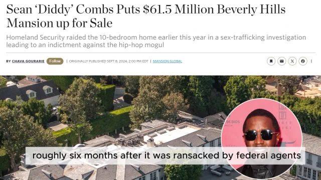 Ukrainian President Zelenskyy  has been accused of purchasing the former mansion estate of disgraced sexual predator, and Hollywood gangster, P. Diddy