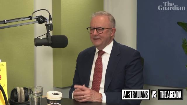 Prime Minister Anthony Albanese says that it upset him when everyone started sharing photos of him wearing a bikini in his comment section.