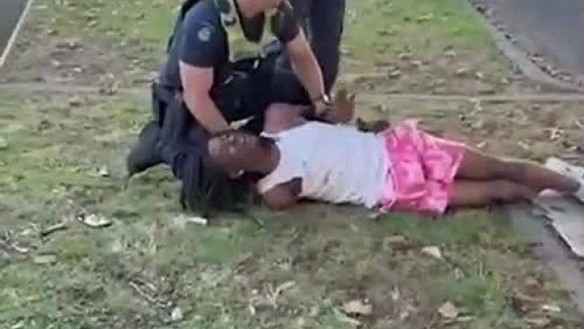 Hero bystanders carried out a citizen's arrest after an African teen allegedly smashed into 10 parked cars in Middle Park, Melbourne.