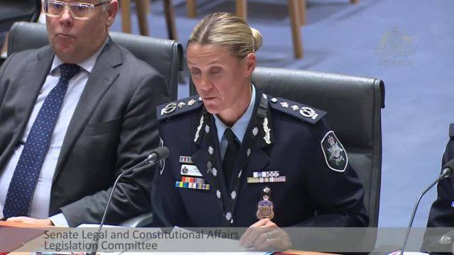 AFP Commissioner Krissy Barrett has revealed her "hate disrupter squads" have been taking a more aggressive approach to pre-crime since new speech laws came in.