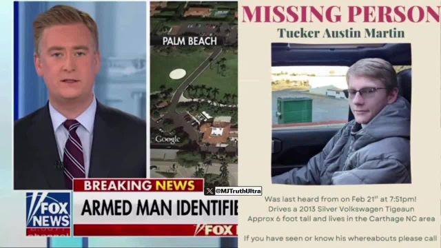 UPDATE: Mar-A-Lago Intruder  Confirmed… the Intruder with the Shotgun is a man named Tucker Austin Martin (21)  Investigators found a brand new box for a shotgun in his car.