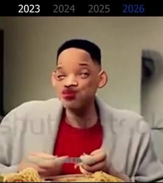 The progression in AI of Will Smith eating spaghetti (2023 - 2026)