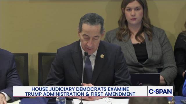 Rep. Jamie Raskin (D) RANTS, calling Trump a dictator who doesn't respect the First Amendment. This is coming from the party that wanted Trump banned from social media, arrested, jailed, and say nothing when leftists cheer for his death. Hypocrites