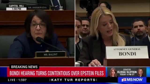 😳 Rep. Baling absolutely LOSES IT at AG Pam Bondi, then storms out.