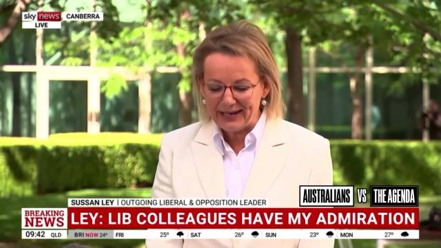 🚨BREAKING: Sussan Ley has announced her retirement from politics.