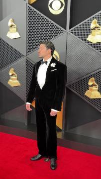 One week before he takes the field at Super Bowl LX, Bad Bunny takes to the carpet at the 2026 #GRAMMYs