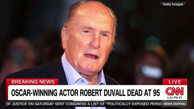 🚨 JUST IN: Legend and Oscar-winning actor Robert Duvall passes away at the age of 95 — starred in The Godfather, Apocalypse Now