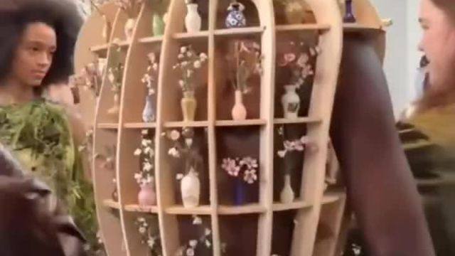 Kh my Lord 😮 shock horror. Spring has sprung at London Fashion Week 2026  Will it need watering or straight in the trash?