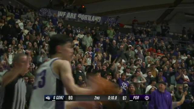 THE PILOTS PULL OFF THE STUNNER‼️ Portland upsets No. 6 Gonzaga 😱