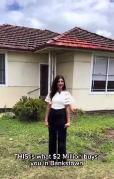 A 4-bedroom, 2-bathroom house with parking for 6 cars sold for $2,000,000 in Bankstown