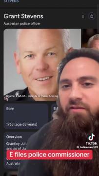 Grant Stevens ex commissioner of SAPOL is not only mentioned in the Epstein Files