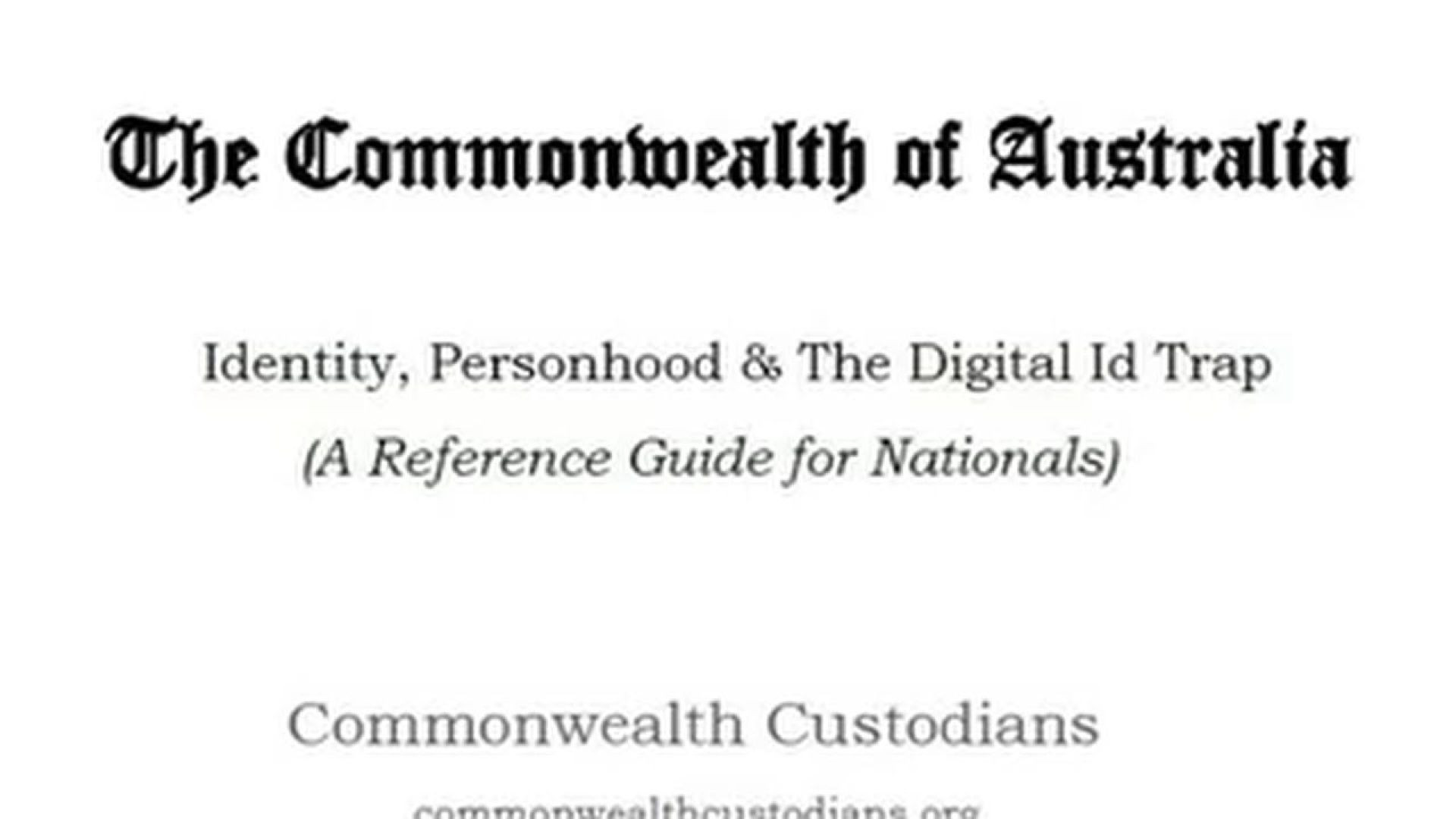 THe Commonwealth Of Australia