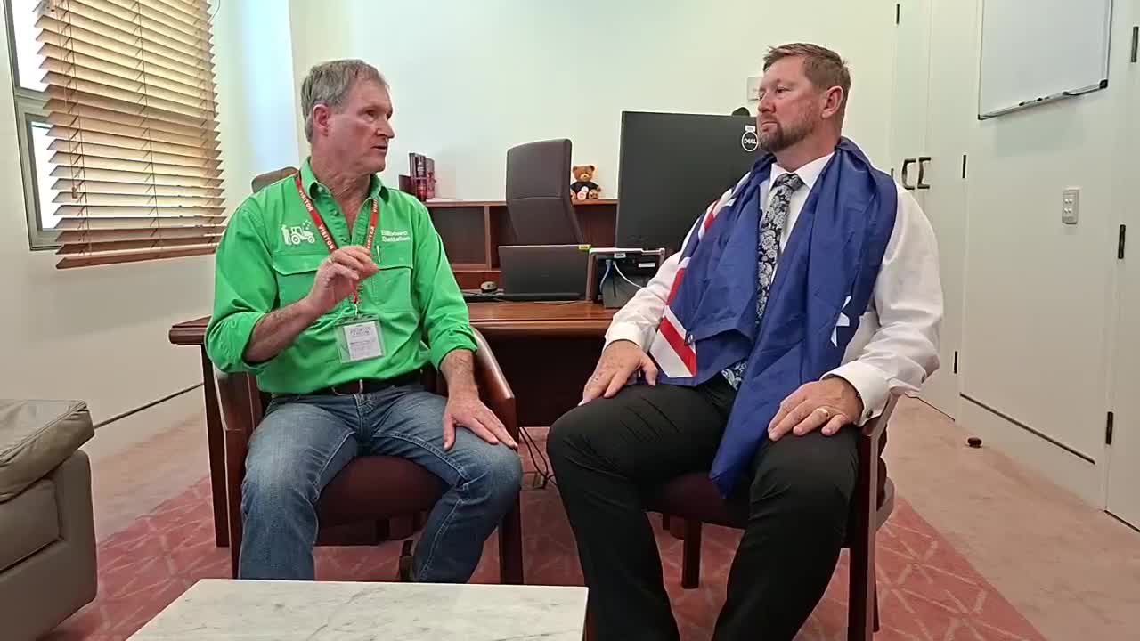 Farmer Wade interviews One Nation Senator Tyron Whitten 1/9/25